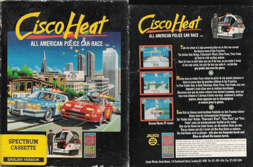 Cisco Heat box art for ZX Spectrum